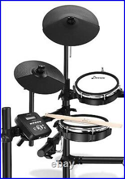 Donner DED-200 Electric 5 Drum 4 Cymbal Professional Digital System 225 sounds