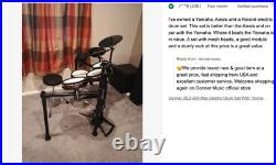 Donner DED-200 Max Electric Drum Set With Throne Headphones Dual Zone Quiet Pads Donner DED-200 Max Electric Drum Set With Throne Headphones Dual Zone Quiet Pads