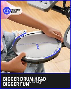 Donner DED-70 Electronic Drum Set With Quiet Mesh Pads Dual Zone + Throne