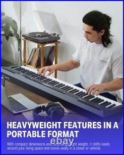 Donner DEP-20 Digital Piano With Pedal 88 Weighted Key 238 Tone 128 Polyphony