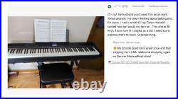Donner DEP-20 Digital Piano With Pedal 88 Weighted Key 238 Tone 128 Polyphony
