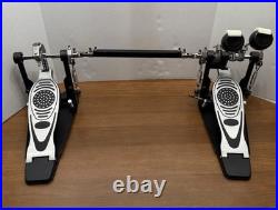 Double Bass DRUM PEDAL Heavy-Duty Double Chain Drive Kick Pedal withAdjustable NEW