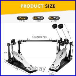 Double Bass Drum Pedal 2 Chain Double Kick Drum Pedal with 2 Double bass pedal Double Bass Drum Pedal 2 Chain Double Kick Drum Pedal with 2 Double bass pedal