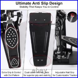 Double Bass Drum Pedal Direct Drive Kick Pedal Heavy-duty Double Kick Pedal
