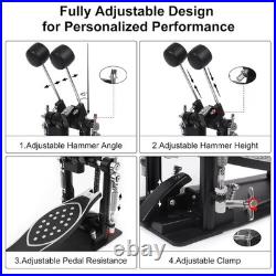 Double Bass Drum Pedal Direct Drive Kick Pedal Heavy-duty Double Kick Pedal