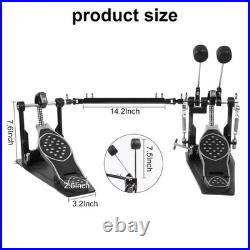 Double Bass Drum Pedal Direct Drive Kick Pedal Heavy-duty Double Kick Pedal