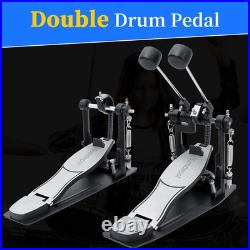 Double Bass Drum Pedal, Double Bass Pedal with Adjustable Beater Head, Double Chai