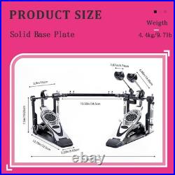 Double Bass Drum Pedal, Double Chain Double Bass Pedal, Double Kick Pedal for
