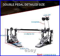 Double Bass Drum Pedal, Double Kick Bass, Electric Drum Kit Double Bass Come with