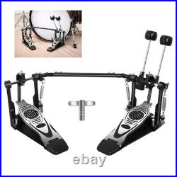 Double Bass Drum Pedal, Heavy Duty Double Chain Drive Kick Pedal