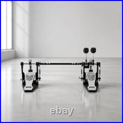 Double Bass Drum Pedal Non Slip Double Bass Pedal Adjustable for Stage
