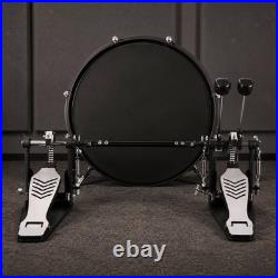 Double Bass Drum Pedal Non Slip Double Bass Pedal Adjustable for Stage