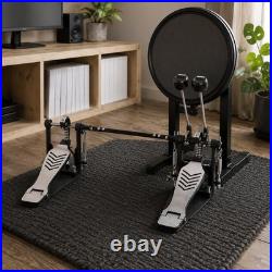 Double Bass Drum Pedal Non Slip Double Bass Pedal Adjustable for Stage