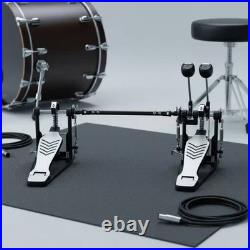 Double Bass Drum Pedal Non Slip Double Bass Pedal Adjustable for Stage