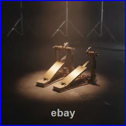 Double Bass Drum Pedal Responsive Double Kick Pedal Long-Lasting for Studio