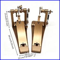 Double Bass Drum Pedal Responsive Double Kick Pedal Long-Lasting for Studio