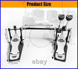 Double Bass Drum Pedal with Adjustable Beater Double bass drum pedal