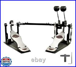 Double Bass Drum Pedal with Adjustable Beater Head, Double Bass Pedal, Double C Double Bass Drum Pedal with Adjustable Beater Head, Double Bass Pedal, Double C