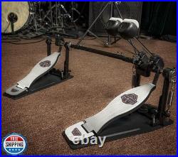 Double Bass Drum Pedal with Adjustable Beater Head, Double Bass Pedal, Double C Double Bass Drum Pedal with Adjustable Beater Head, Double Bass Pedal, Double C