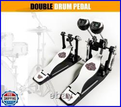 Double Bass Drum Pedal with Adjustable Beater Head, Double Bass Pedal, Double C Double Bass Drum Pedal with Adjustable Beater Head, Double Bass Pedal, Double C