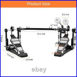 Double Bass Drum Pedals Double Drum Pedal for Drum Set Kit and Electronic Dru