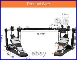 Double Bass Drum Pedals Double Drum Pedal for Drum Set Kit and Electronic Drums