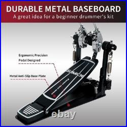 Double Bass Drum Pedals, Len and widen Bass drum pedal, Double Chain Drum Ste