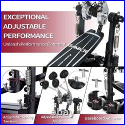 Double Bass Drum Pedals, Len and widen Bass drum pedal, Double Chain Drum Ste