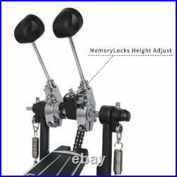 Double Bass Drum Pedals, Len and widen Bass drum pedal, Double Chain Drum Ste