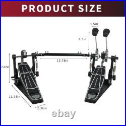 Double Bass Drum Pedals, Len and widen Bass drum pedal, Double Chain Drum Ste