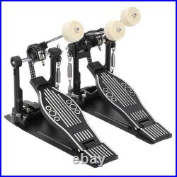 Double Bass Drum Pedals with Double Chain Hammer for Drum Set Electronic Drums