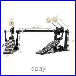 Double Bass Drum Pedals with Double Chain Hammer for Drum Set Electronic Drums