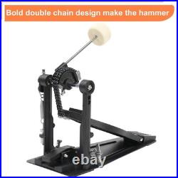 Double Bass Drum Pedals with Double Chain Hammer for Drum Set Electronic Drums