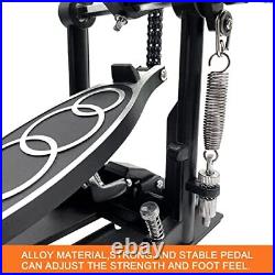 Double Bass Pedal, Double Chain Double Bass Drum Pedals, Double Kick Drum