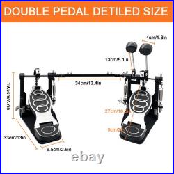 Double Bass Pedal, Double Chain Double Bass Drum Pedals, Double Kick Drum Ped Double Bass Pedal, Double Chain Double Bass Drum Pedals, Double Kick Drum Ped