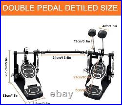 Double Bass Pedal, Double Chain Double Bass Drum Pedals, Double Kick Drum Pedal