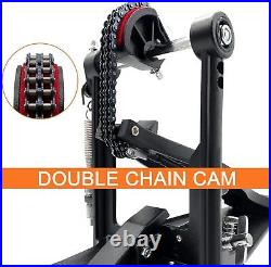 Double Bass Pedal, Double Chain Double Bass Drum Pedals, Double Kick Drum Pedal