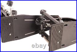 Double Bass Pedal, Two Chain Double Kick Drum Pedal, Bass Drum Pedal 2 Way Beater
