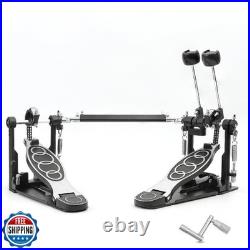 Double Bass drum Pedal, Double Bass Pedal with Adjustable Beater Head, Double C