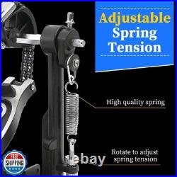 Double Bass drum Pedal, Double Bass Pedal with Adjustable Beater Head, Double C
