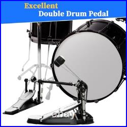 Double Bass drum Pedal, Double Bass Pedal with Double drum pedal Silver Double Bass drum Pedal, Double Bass Pedal with Double drum pedal Silver