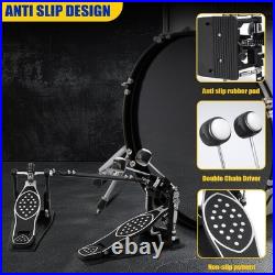 Double Pedal for Drum Sets and Electronic Drums