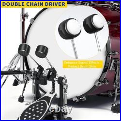Double Pedal for Drum Sets and Electronic Drums