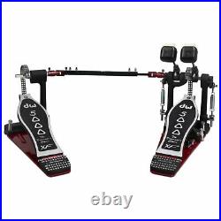Drum Workshop 5002 Accelerator Double Pedal And Bag With Extended Footboard