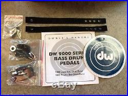 Drum Workshop DWCP9002 (DW9000 Series) Double Bass Pedal with Carry Case