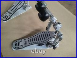 Dual Chain Drive Double Bass Pedal Very Smooth Action & Very Clean Setup