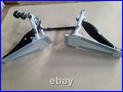 Dual Chain Drive Double Bass Pedal Very Smooth Action & Very Clean Setup