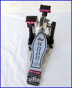 Dw9000 Double Bass Drum Pedal 1/2 Pedal Works As-is Parts Dw 9000