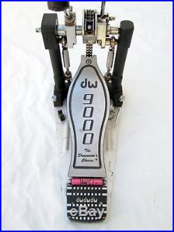 Dw9000 Double Bass Drum Pedal 1/2 Pedal Works As-is Parts Dw 9000