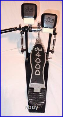 Dw 4000 Double Bass Drum Kick Pedal -free Ship To C-usa Dw 4000 Double Bass Drum Kick Pedal -free Ship To C-usa